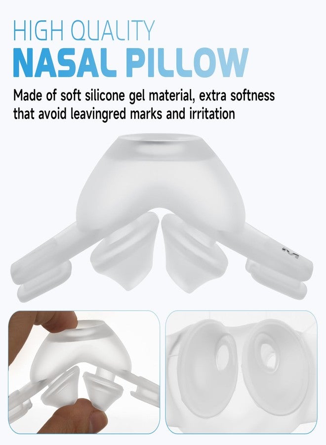 SyunsXoon CPAP Nasal Pillow Cushion Replacement for ResMed Swift FX Nasal Mask Nose Pillow, Soft Gel Silicone Dual-Wall Nose Pillow Cushion - Medium - Image 2